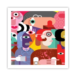 Plagát - My od pána Picassa - 60x60 cm