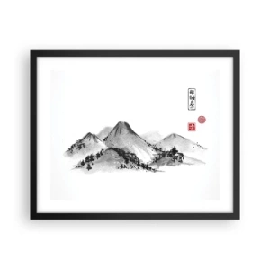 Plagát v čiernom ráme - Za hranicou vzdialenosti - 50x40 cm