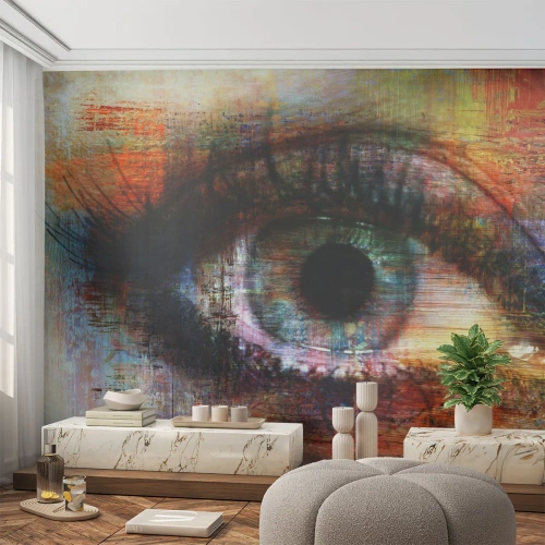 Fototapeta Premium Canvas - Možno sa pozrieť do duše - Abstrakcia, Oko, Kus - 100x70 cm