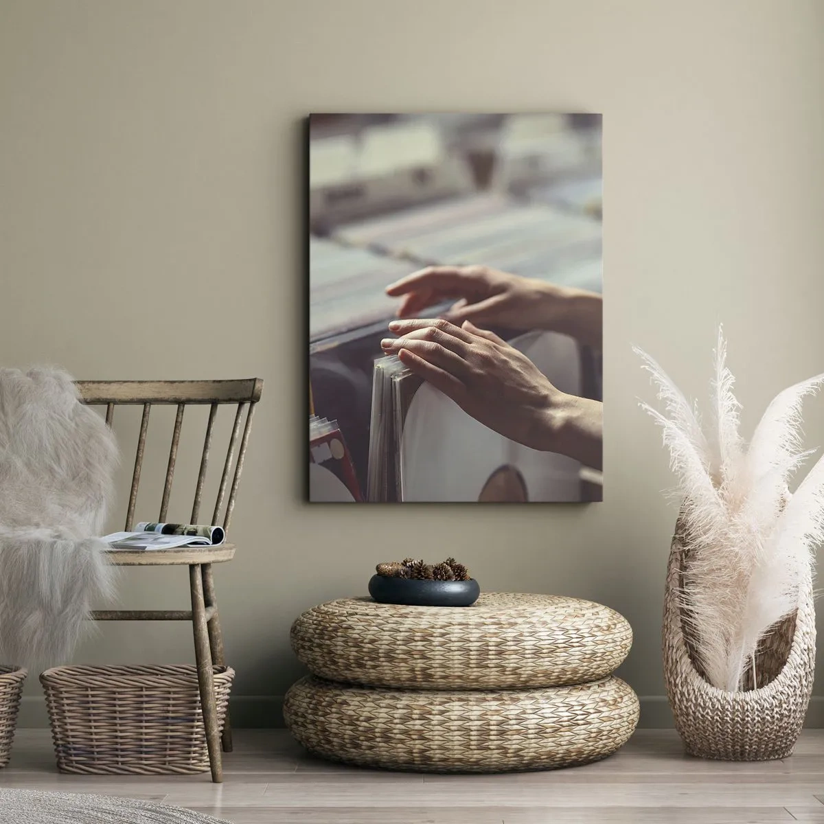 Obraz na plátne - Hľadanie emócií - 70x100 cm