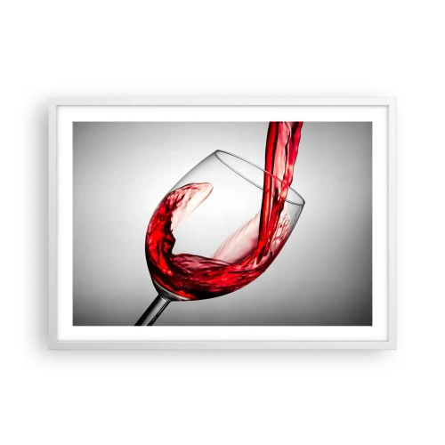 Plagát v bielom ráme - Farba - pohyb - zvuk - 70x50 cm