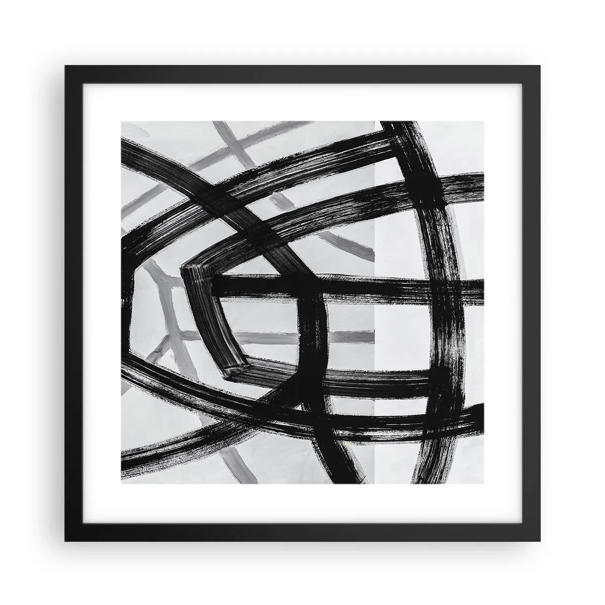 Plagát v čiernom ráme - Hĺbka - 40x40 cm