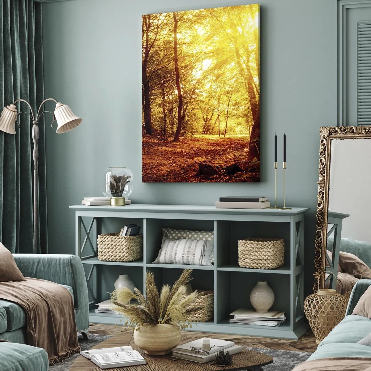 Obraz na plátne - K zlatej čistinke - 50x70 cm