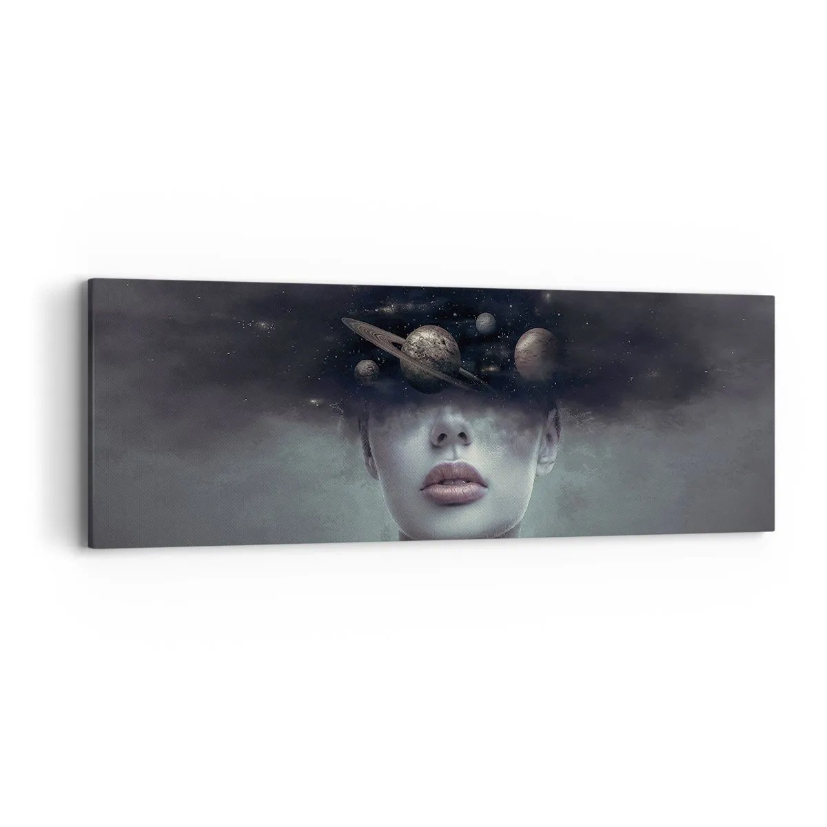 Obraz na plátne - A planéty… - 90x30 cm