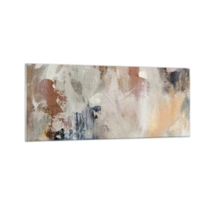 Obraz na skle - Hmlistá abstrakcia - 100x40 cm