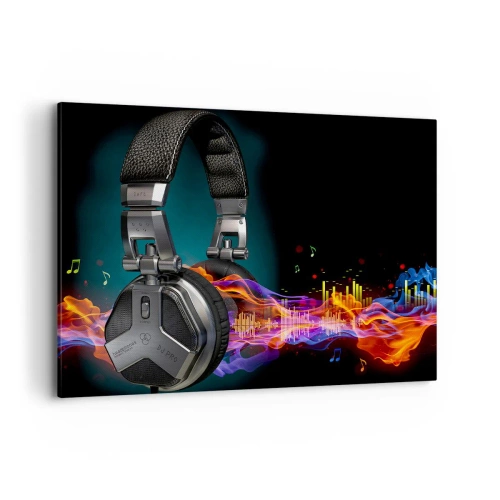 Obraz na plátne - V ohni hudby - 100x70 cm