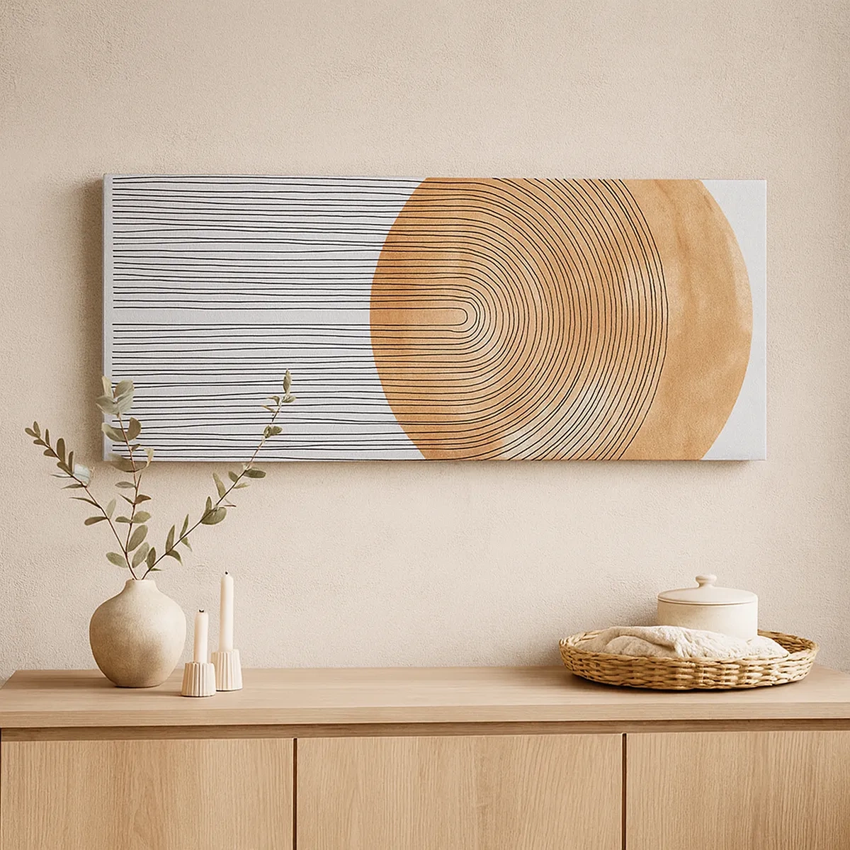 Obraz na plátne - Slnečná kompozícia - 30x30 cm