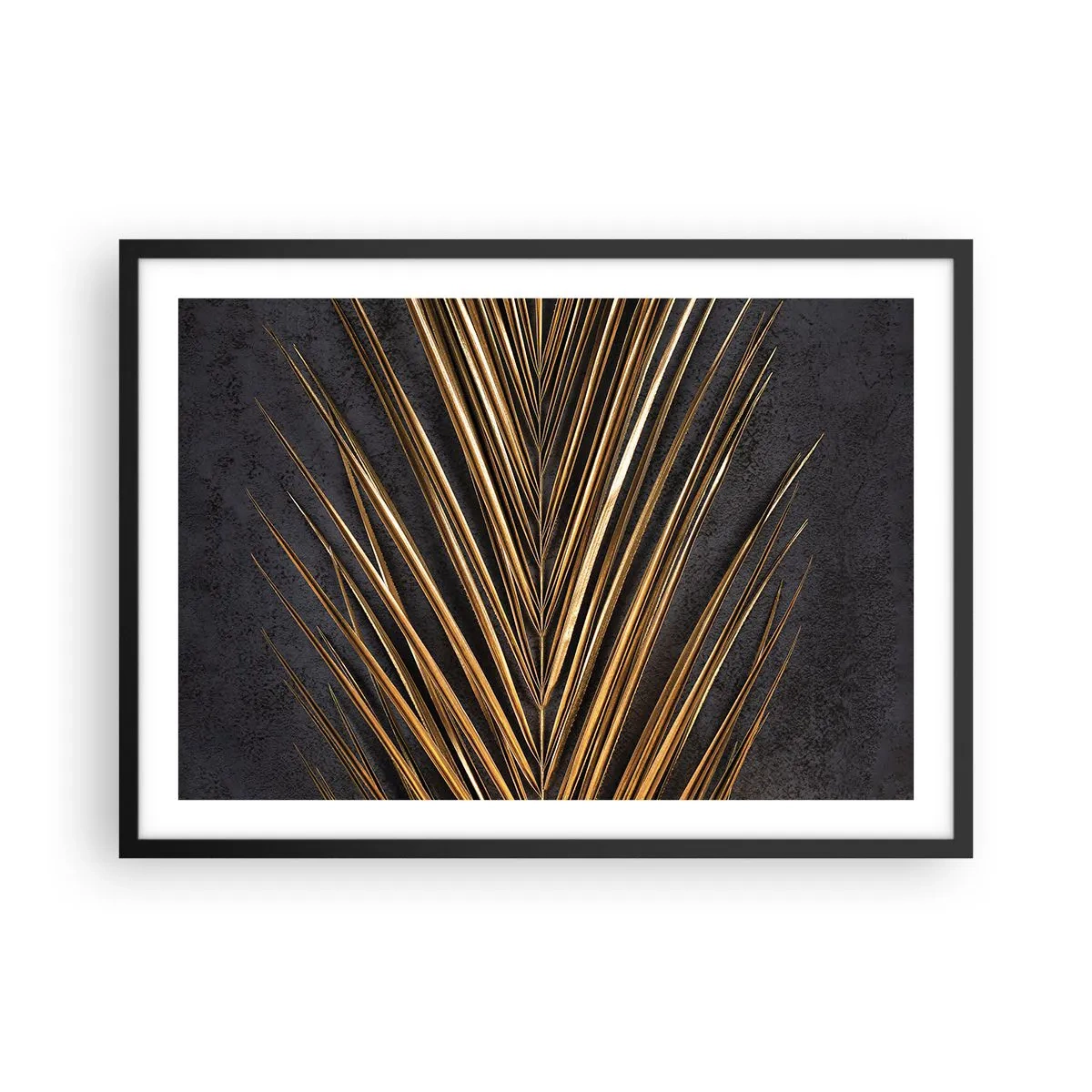 Plagát v čiernom ráme - Zlato trópov - 70x50 cm