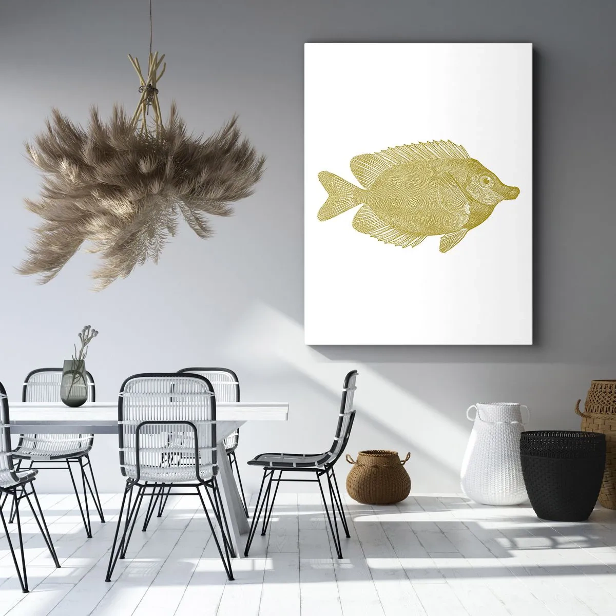 Obraz na plátne - Proste ryba - 70x100 cm