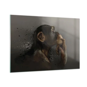Obraz na skle - Určite mysliteľ - 100x70 cm