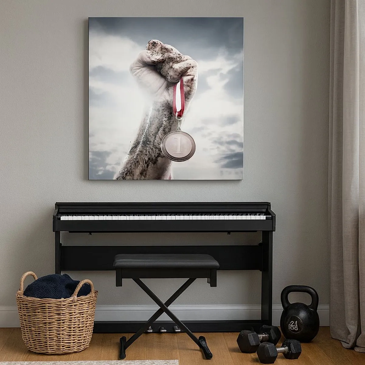 Obraz na plátne - Per aspera ad astra - 30x30 cm