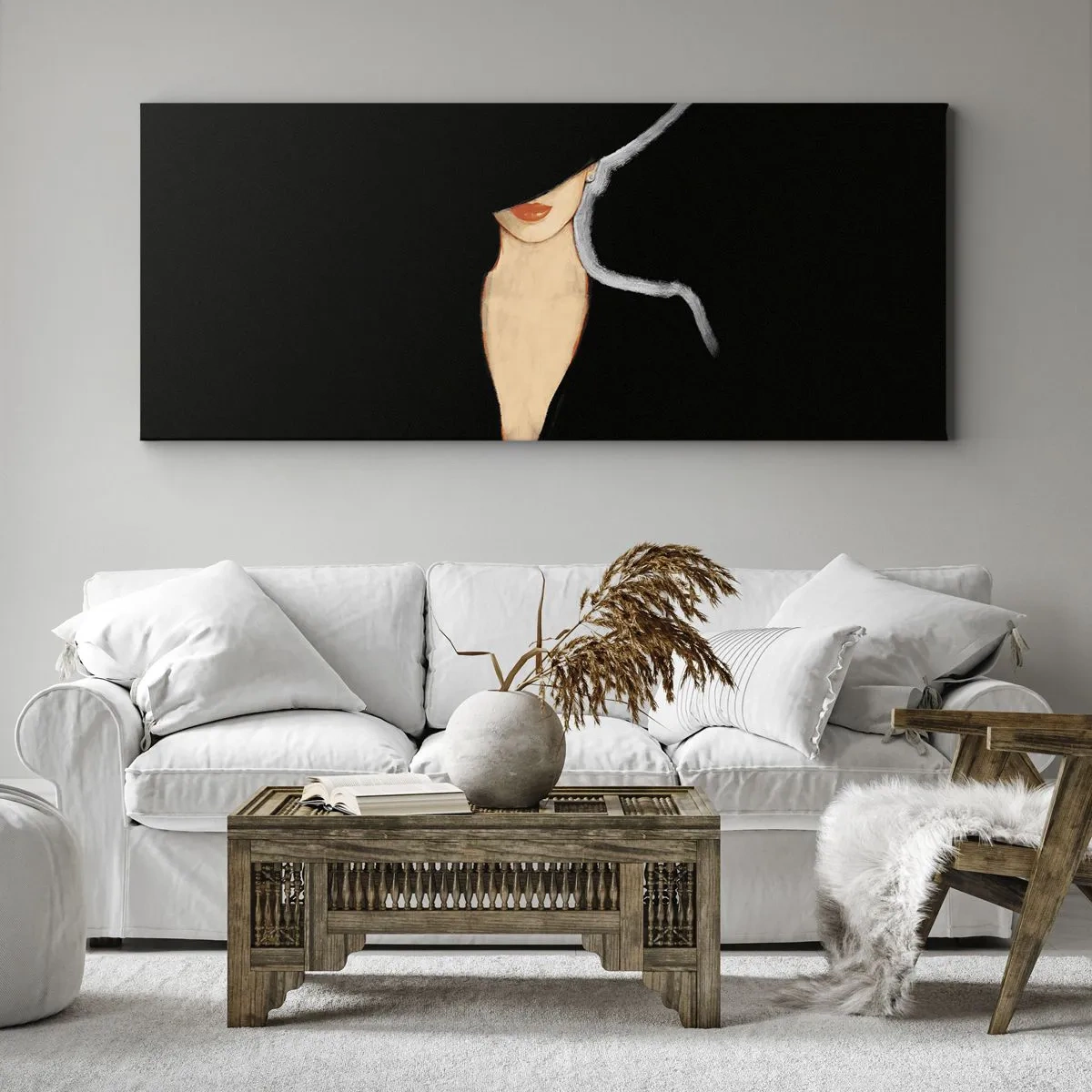 Obraz na plátne - Elegancia a štýl - 100x40 cm