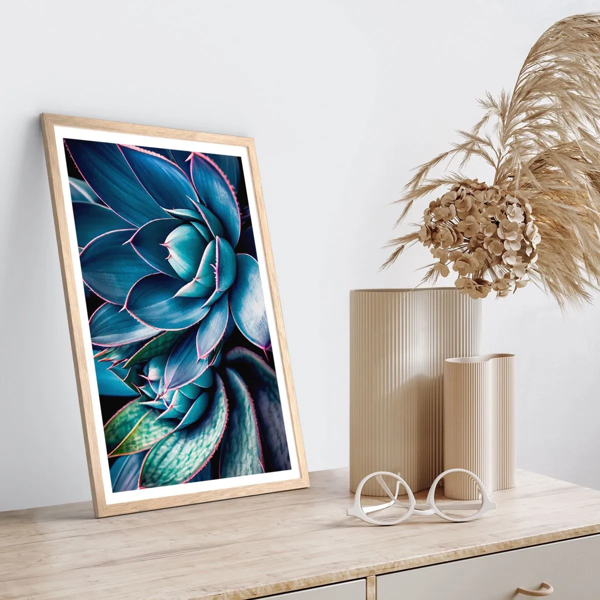 Plagát v ráme zo svetlého duba - Vitálna sila - 61x91 cm