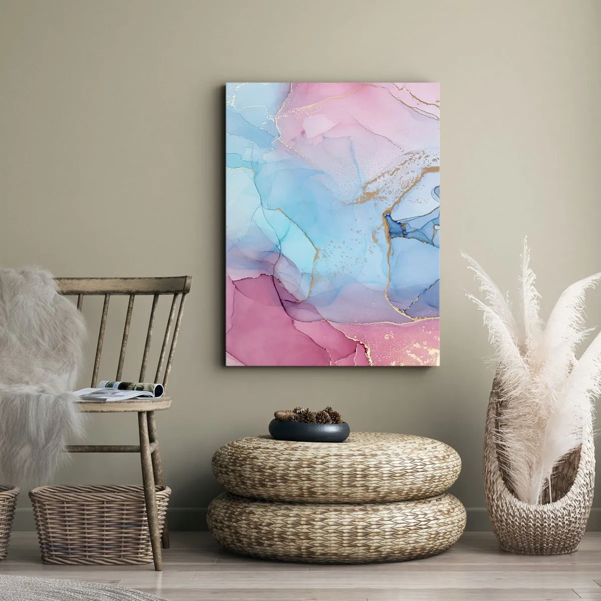 Obraz na plátne - Stretávanie a prelínanie - 65x120 cm