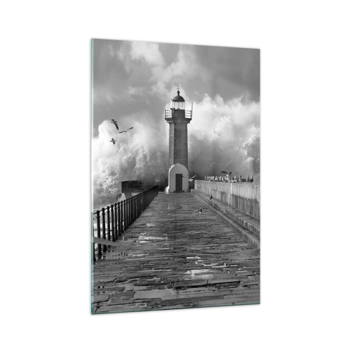 Obraz na skle - Nebojácna - 70x100 cm