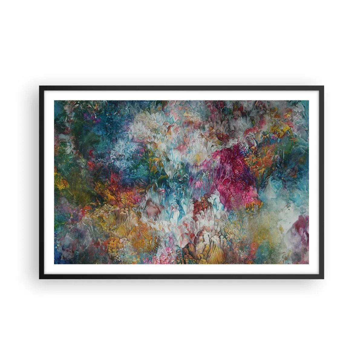 Plagát v čiernom ráme - V plnom rozkvete - 91x61 cm