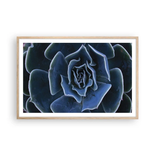 Plagát v ráme zo svetlého duba - Púštny kvet - 91x61 cm