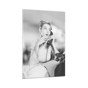 Obraz na skle - Halo, tu sú 50. roky. - 80x120 cm