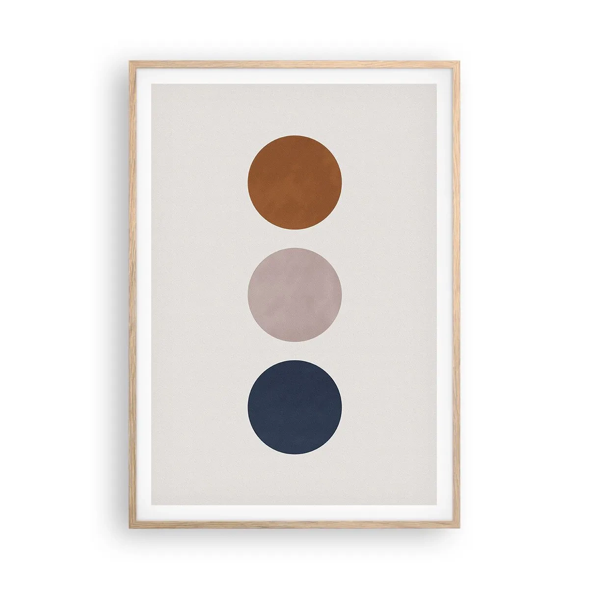 Plagát v ráme zo svetlého duba - Symbol dokonalosti - 70x100 cm