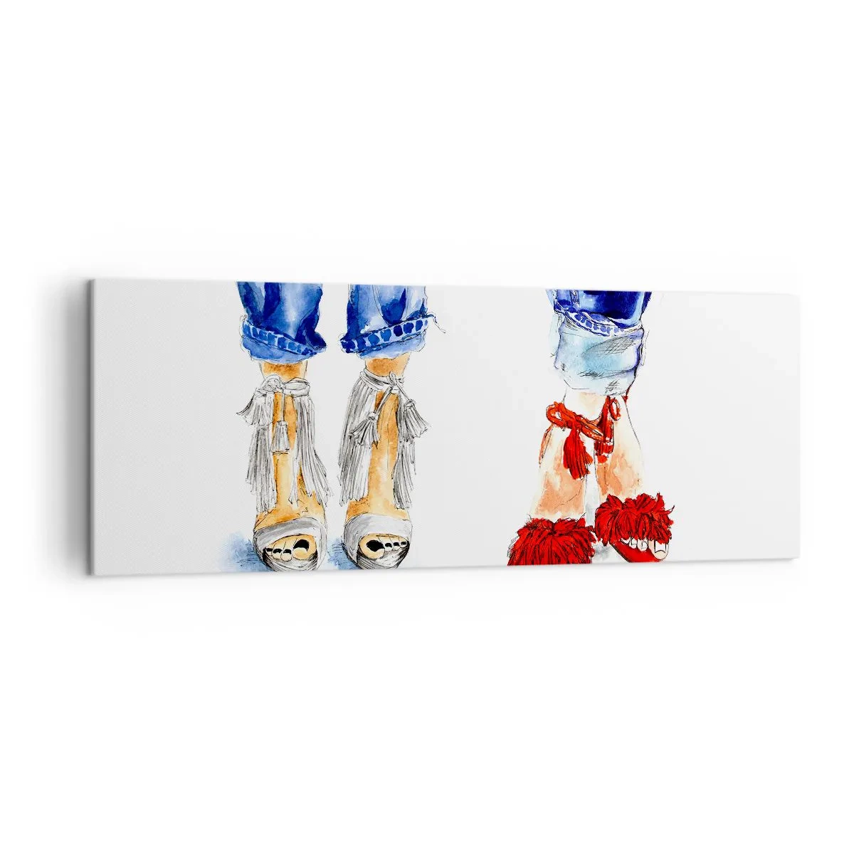 Obraz na plátne - Možno by sme sa vydali na prechádzku? - 140x50 cm