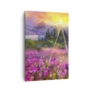 Obraz na plátne - V údolí v starostlivosti slnka - 70x100 cm
