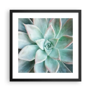 Plagát v čiernom ráme - Srdce púšte - 40x40 cm