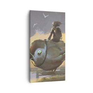 Obraz na plátne - Zastávka na fantastickej ceste - 55x100 cm