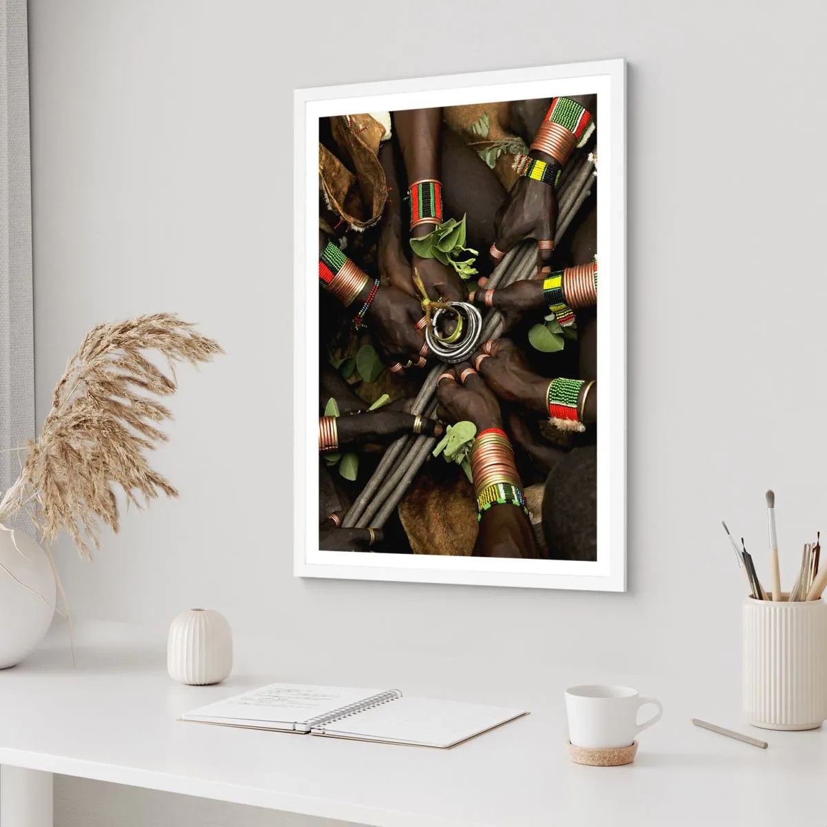 Plagát v bielom ráme - Sme spolu - 61x91 cm