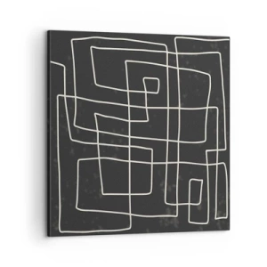 Obraz na plátne - Nie je to tak jednoduché - 60x60 cm