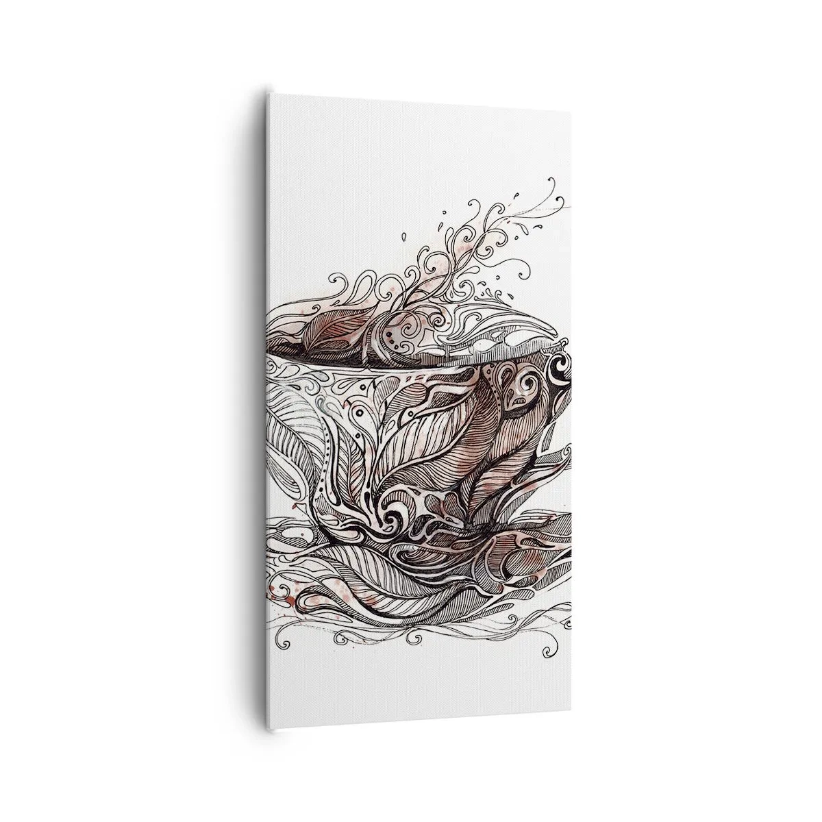 Obraz na plátne - Čaj dobrý na všetko - 65x120 cm