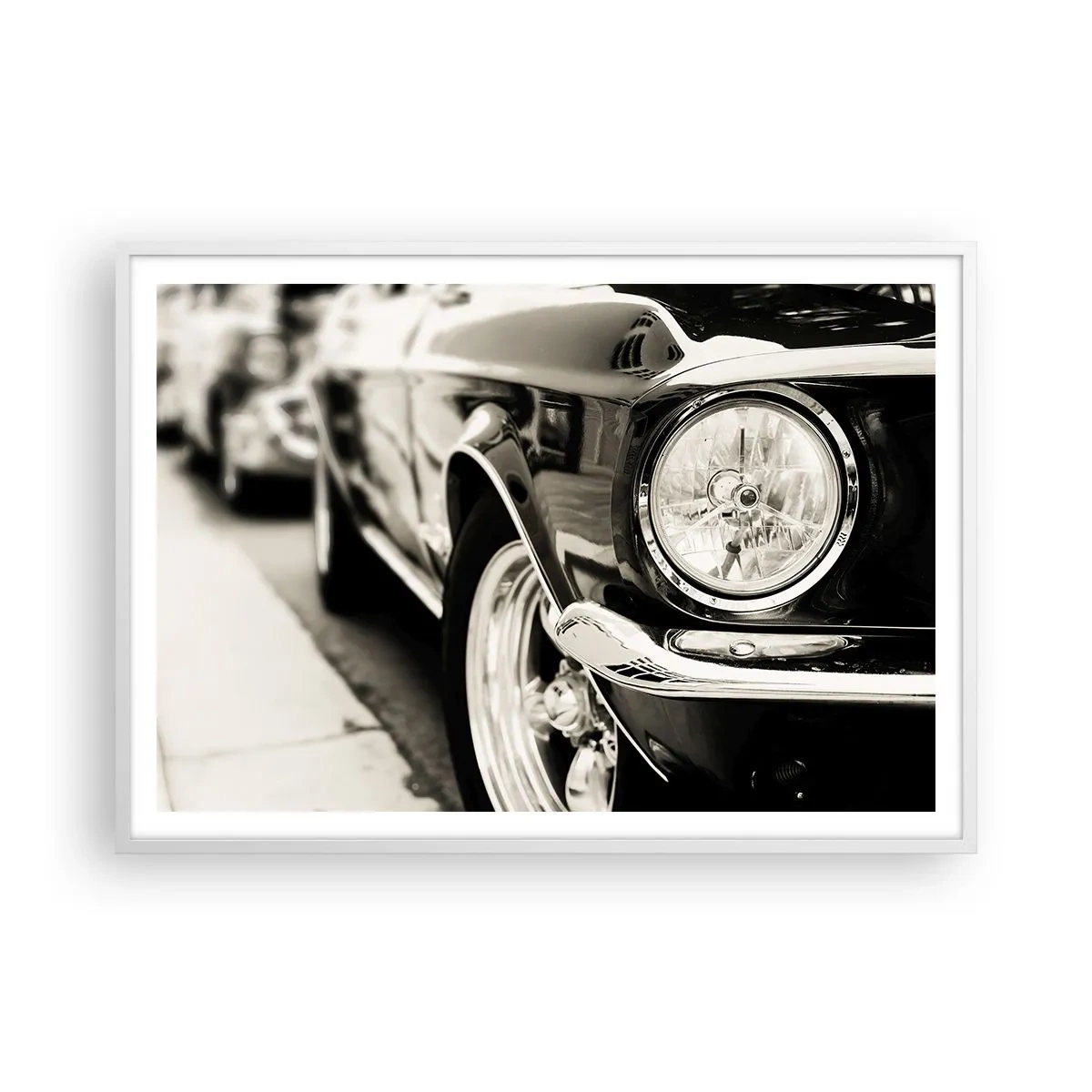 Plagát v bielom ráme - Nepominuteľný lesk - 100x70 cm