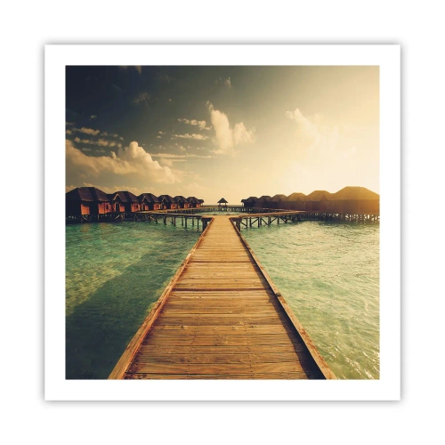 Plagát - Vrelé pozvanie - 60x60 cm