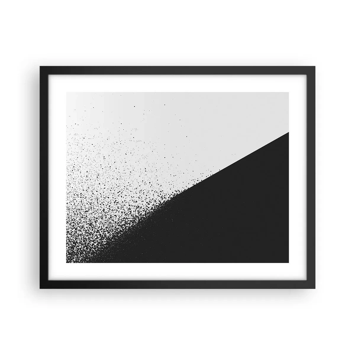 Plagát v čiernom ráme - Rýchlejšie a rýchlejšie, viac a viac - 50x40 cm