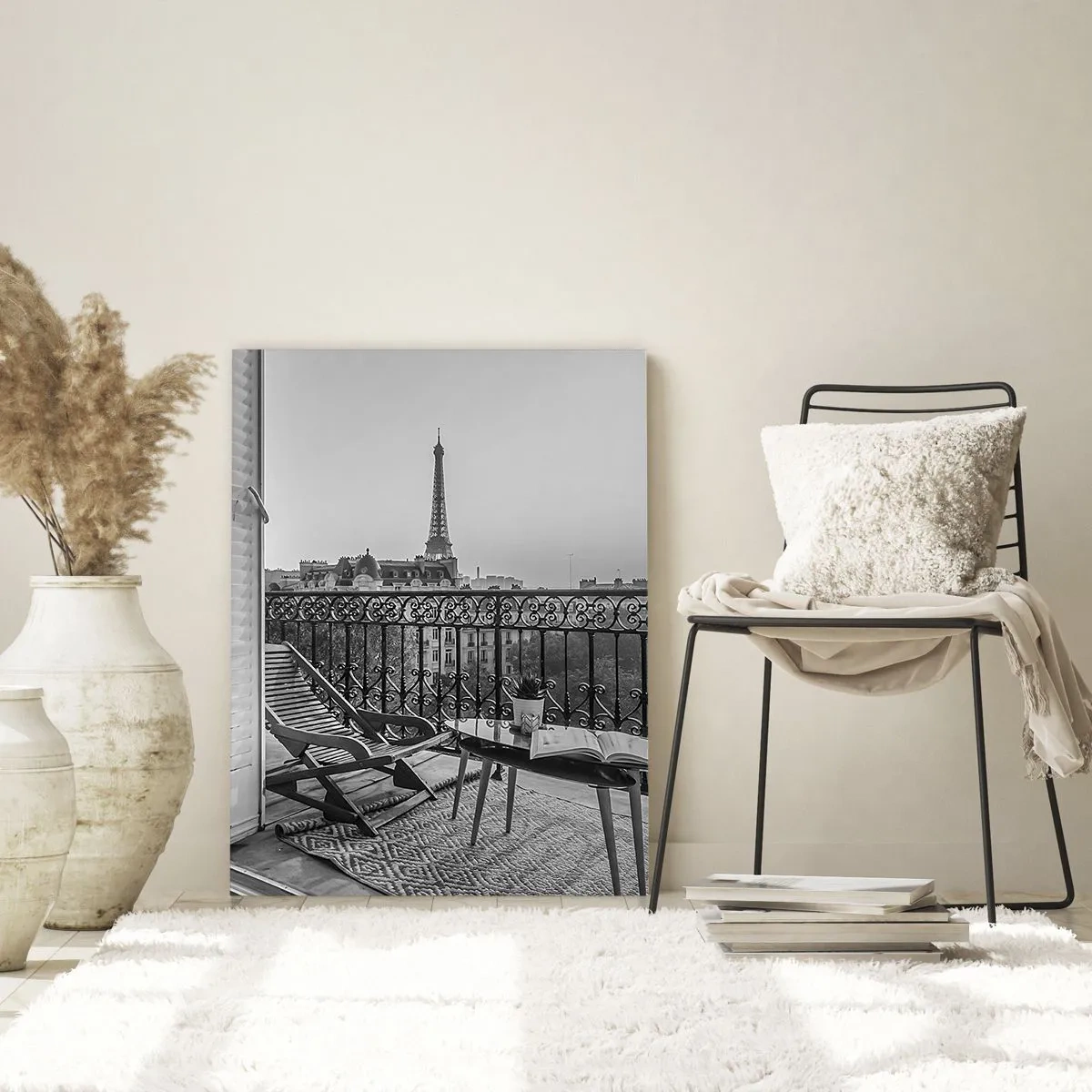 Obraz na skle - Parížske popoludnie - 50x70 cm