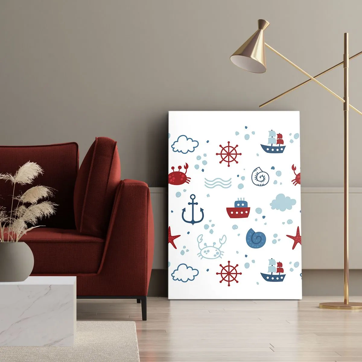 Obraz na plátne - Morská rozprávka - 45x80 cm