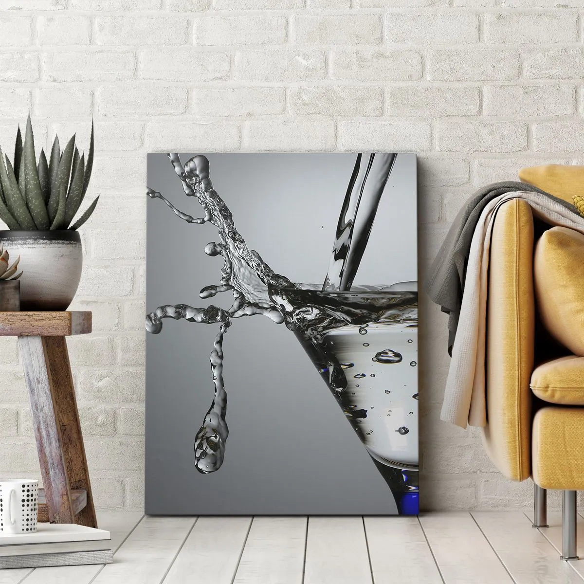 Obraz na plátne - Nad okrajom pohára - 50x70 cm