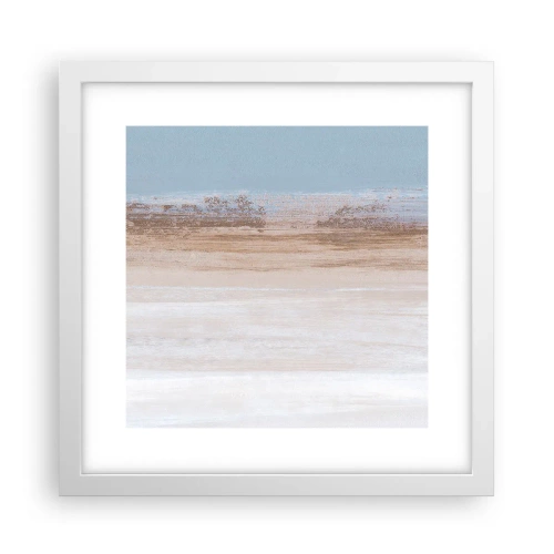 Plagát v bielom ráme - Dvojznačná krajina - 30x30 cm