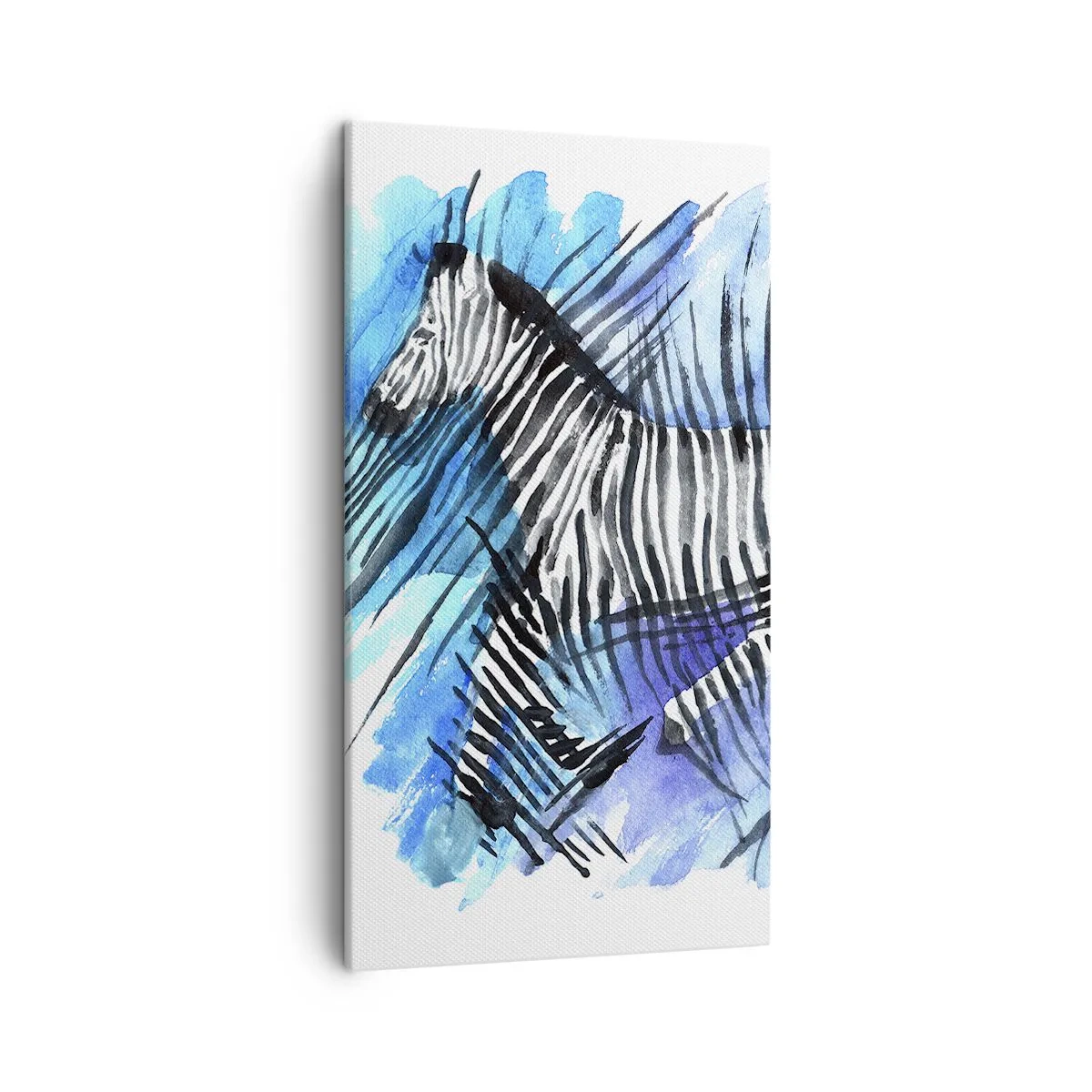 Obraz na plátne - Skrytá v prúžkoch - 45x80 cm