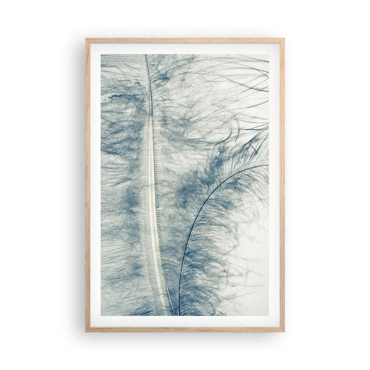 Plagát v ráme zo svetlého duba - Šepot prírody - 61x91 cm