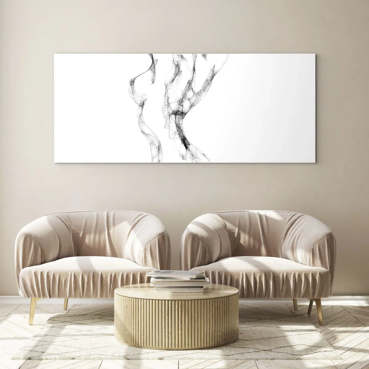 Obraz na skle - Krásna a silná - 140x50 cm