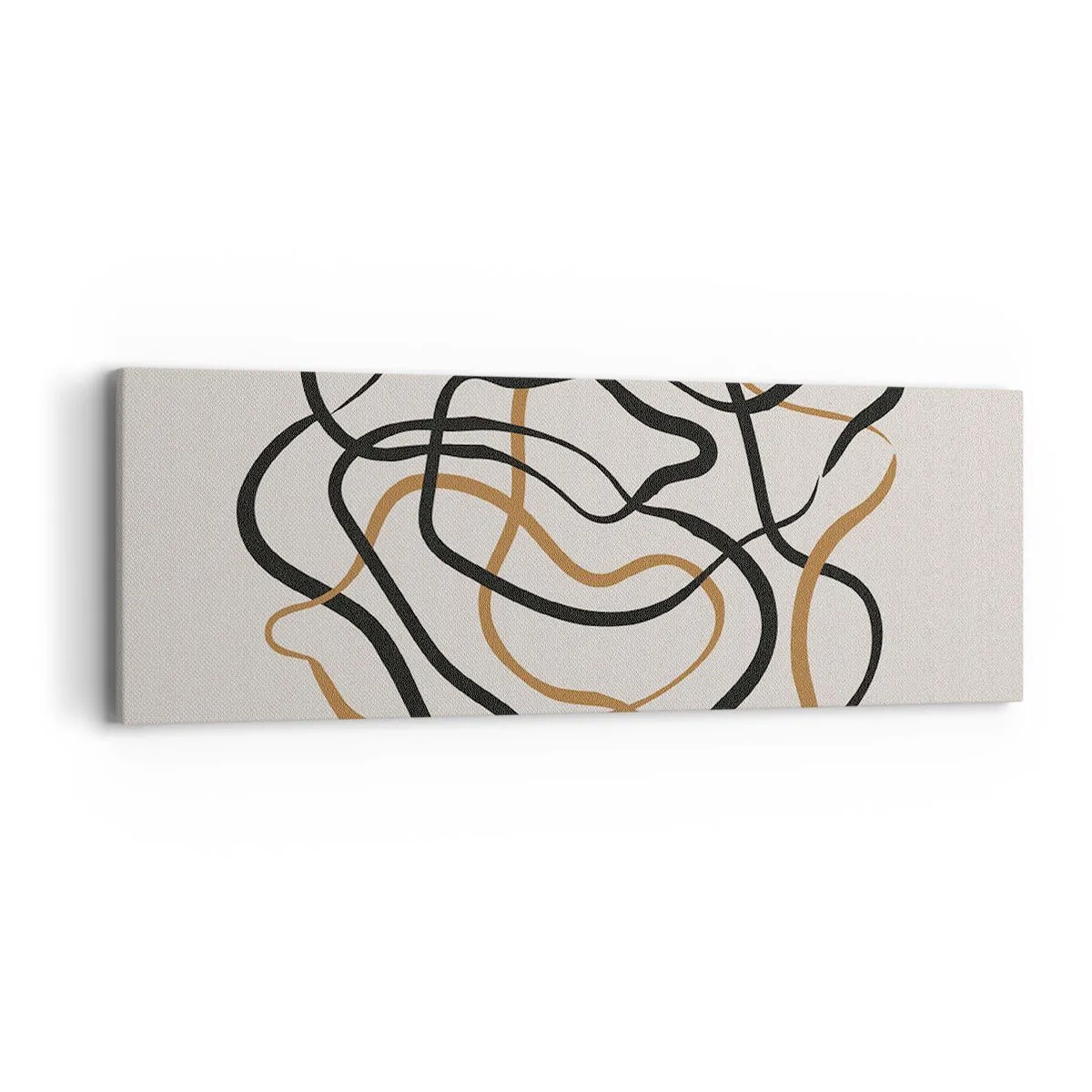 Obraz na plátne - Všetko sa pokrútilo - 90x30 cm