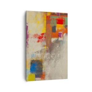 Obraz na plátne - Geometria farieb - 80x120 cm