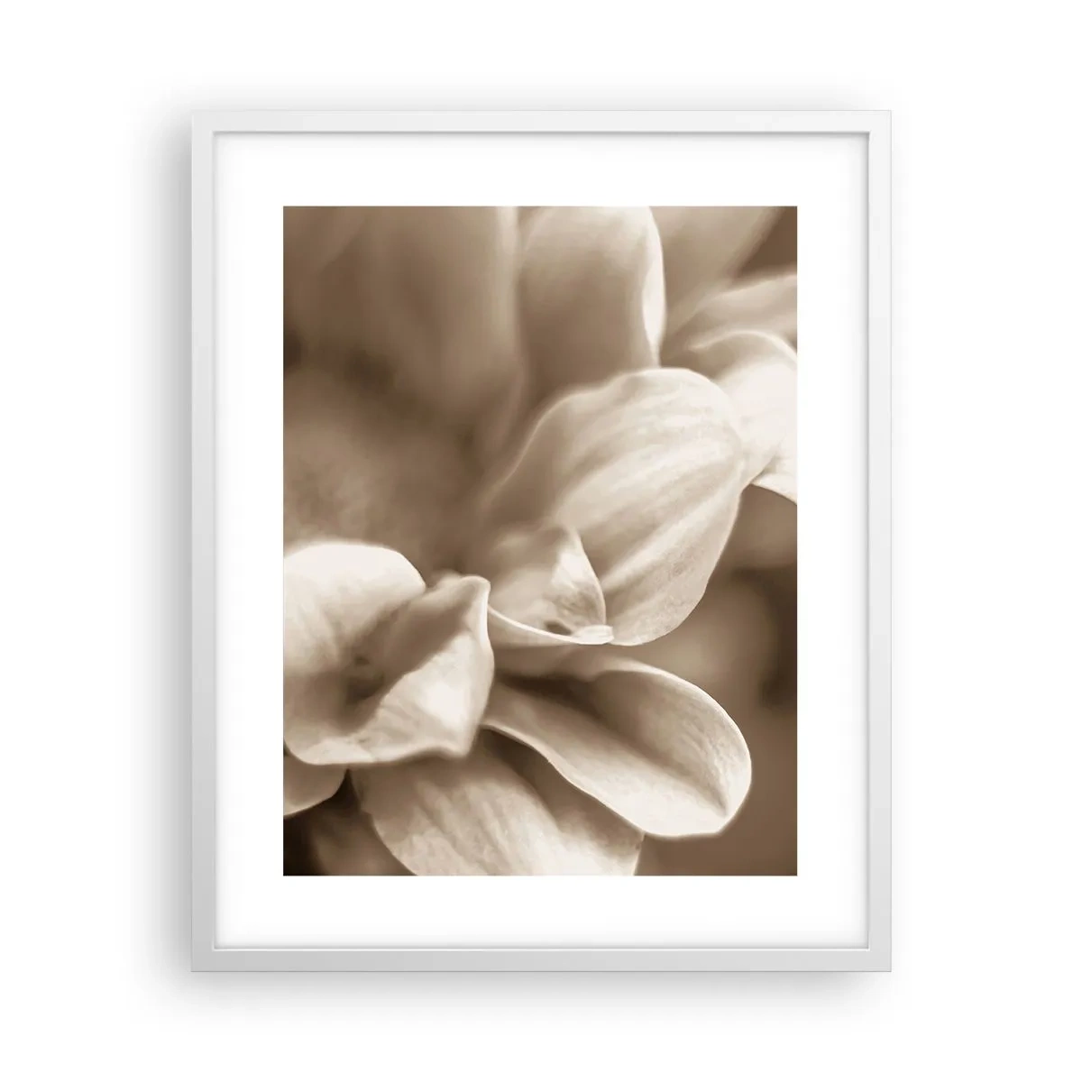 Plagát v bielom ráme - Nežné ako úsmev - 40x50 cm