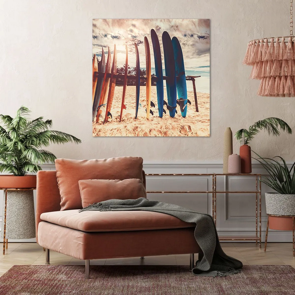 Obraz na plátne - Dobrú noc, tak zajtra. - 60x60 cm