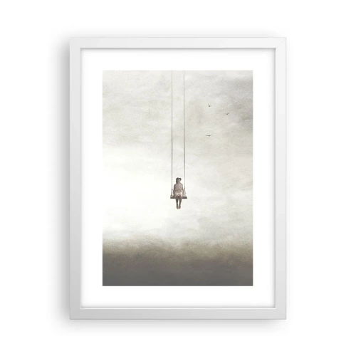 Plagát v bielom ráme - Dieťa v nás - 30x40 cm