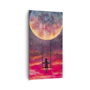 Obraz na plátne - Stavať si vzdušné zámky - 65x120 cm