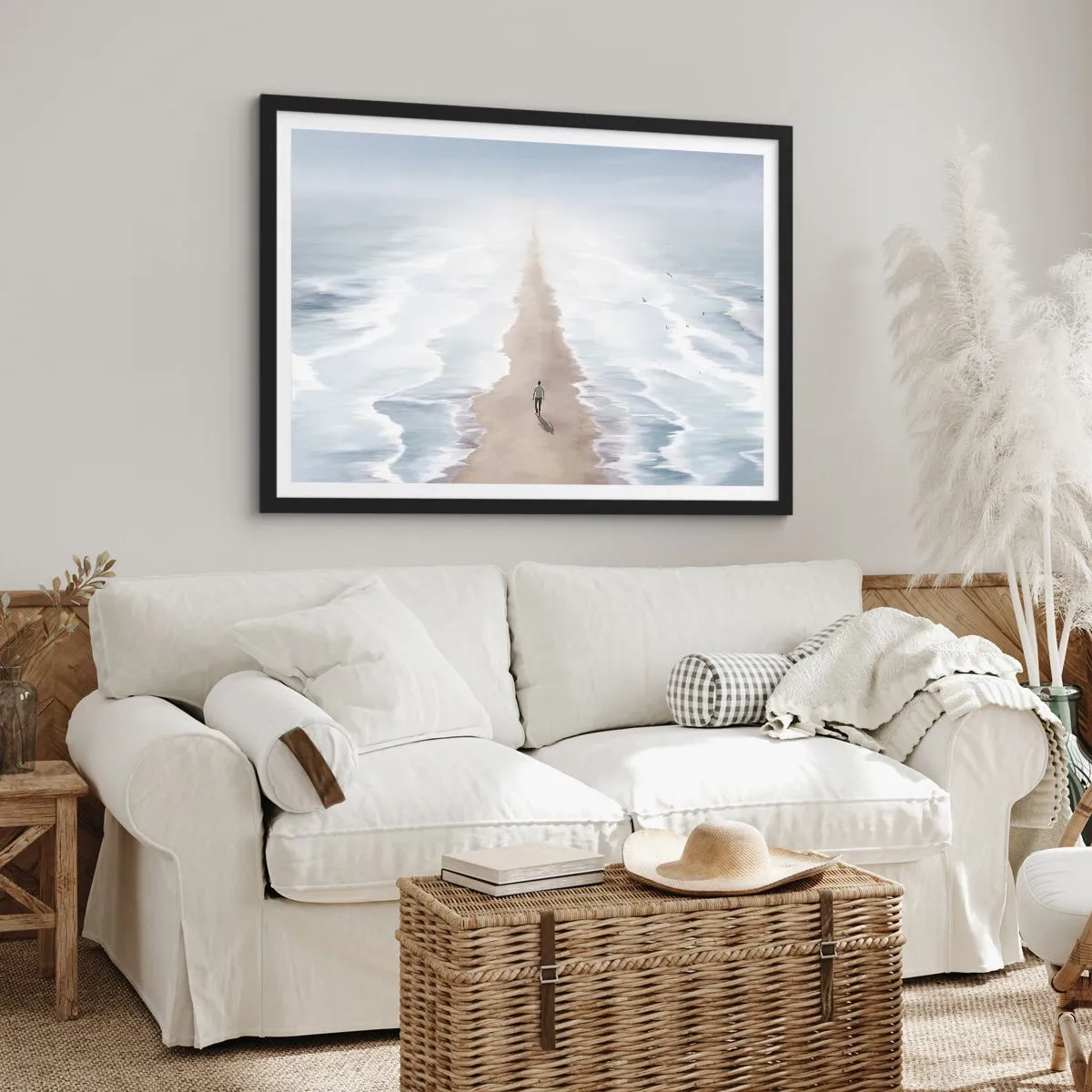 Plagát v čiernom ráme - Svetlá budúcnosť - 40x30 cm