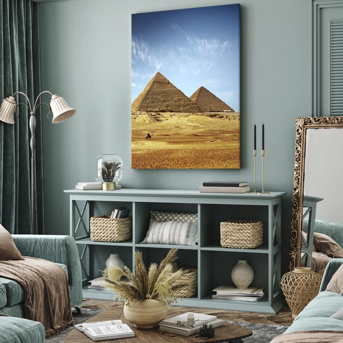 Obraz na plátne - 40 storočí sa na vás pozerá - 80x120 cm