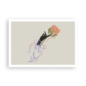 Plagát - Sesterský dotyk - 100x70 cm