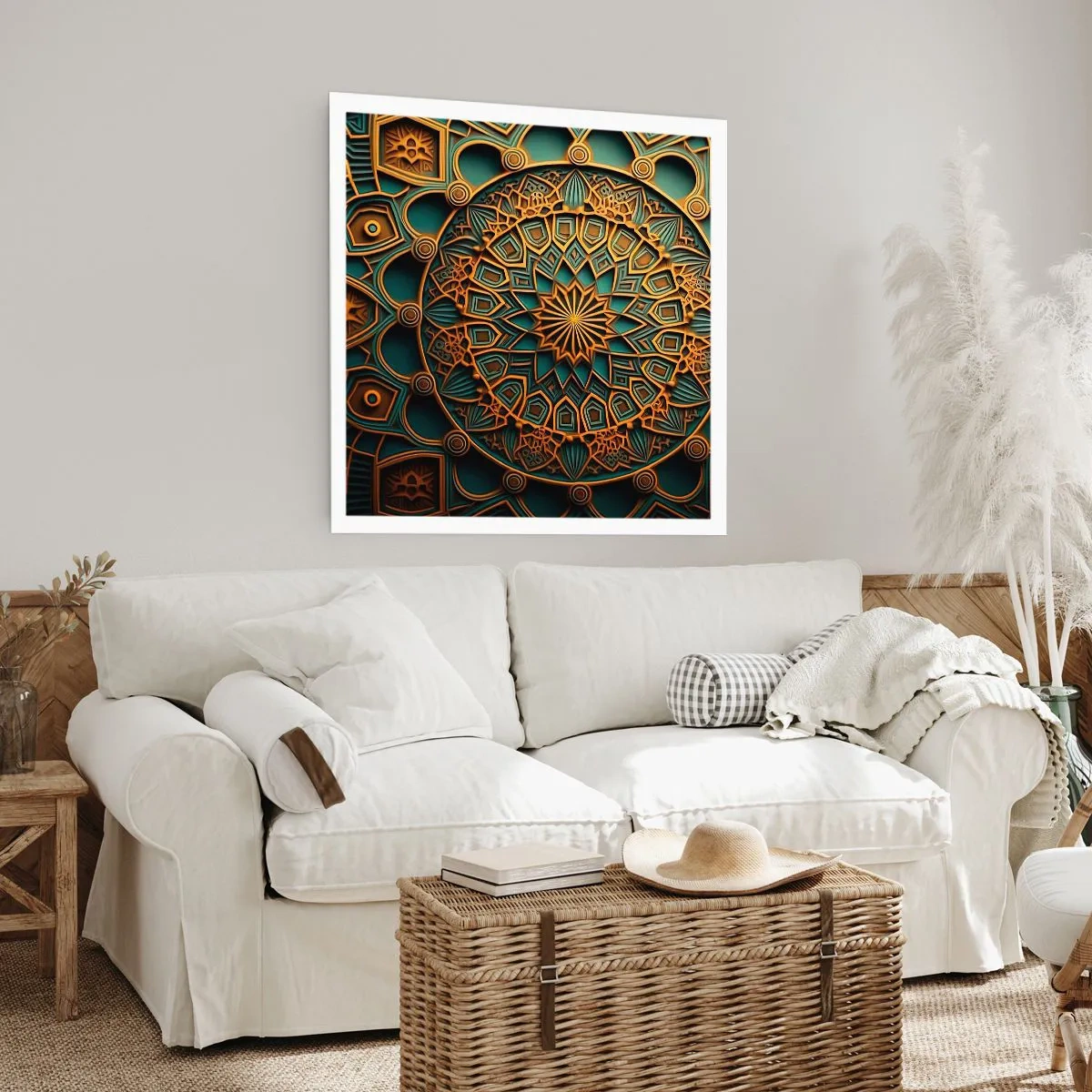 Plagát - V arabskom štýle - 60x60 cm